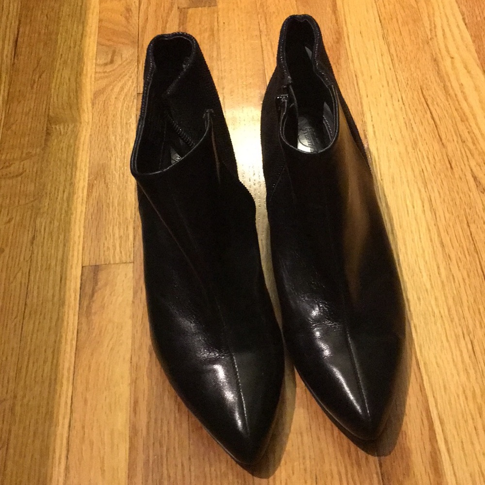 Alfani step and flex black booties